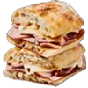 Ham Swiss on Baguette