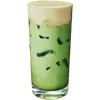 Iced Matcha Latte with Oleato Golden Foam